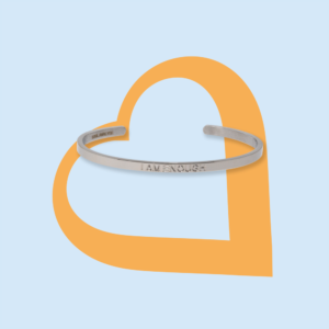 I AM ENOUGH – Affirmation Bracelet – Silver